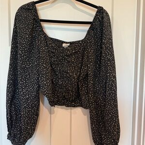 A New Day long sleeve crop top